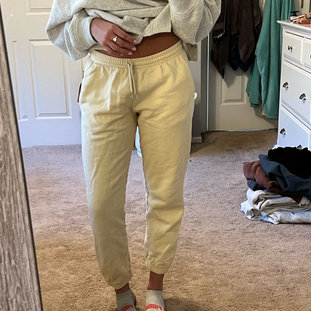 Casual Beige Jogger Pants